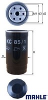 Mahle KC85/1 Kraftstofffilter Kraftstoffilter FüR Mg FüR Rover FüR Land Rover