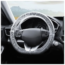 100PCS Disposable Steering Wheel Covers Elastic Protector Car Accessory