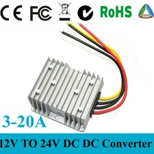 DC-DC Boost Converter 12V to 24V 3A-20A Step Up Voltage Power Regulator Module
