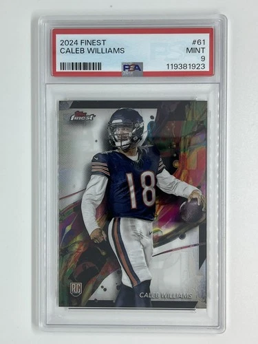 2024 Topps Finest Caleb Williams #61 Rookie PSA 9 MINT Chicago BearsRC