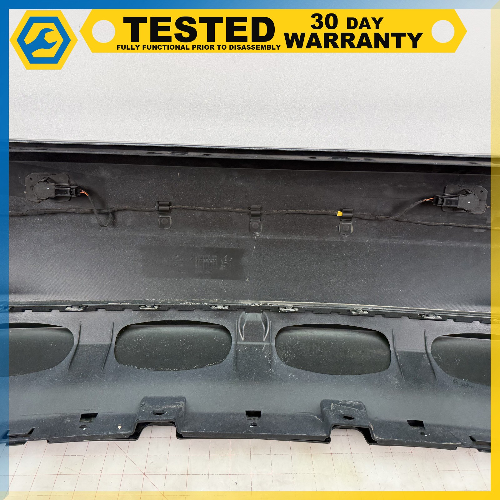 14-16 MASERATI GHIBLI REAR BUMPER COVER Black OEM