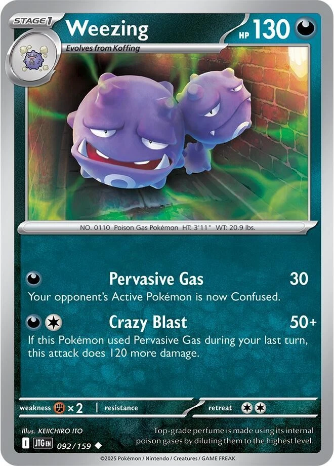 Weezing Pokémon TCG Cards for sale | eBay