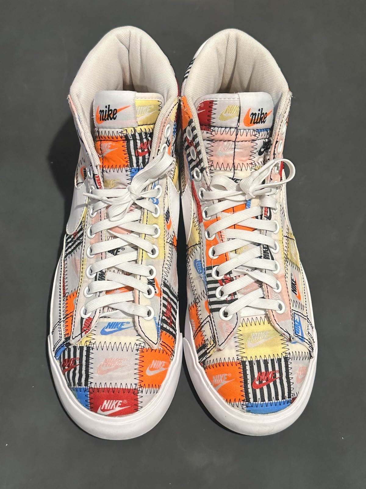 Nike Blazer Mid 'Patchwork' White Multicolor Logo… - image 2