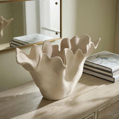 Uttermost 18284 Sand Dune 22"W Earthenware Decorative Bowl - Natural - Picture 5 of 6