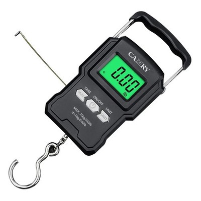 CAMRY Digitale Kofferwaage,166 lb/75 kg Elektronische Digital Fischwaagen... 