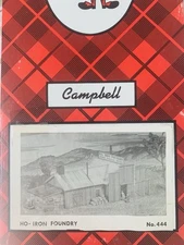 Campbell HO scale kits #444 IRON FOUNDRY - Great Kit! 