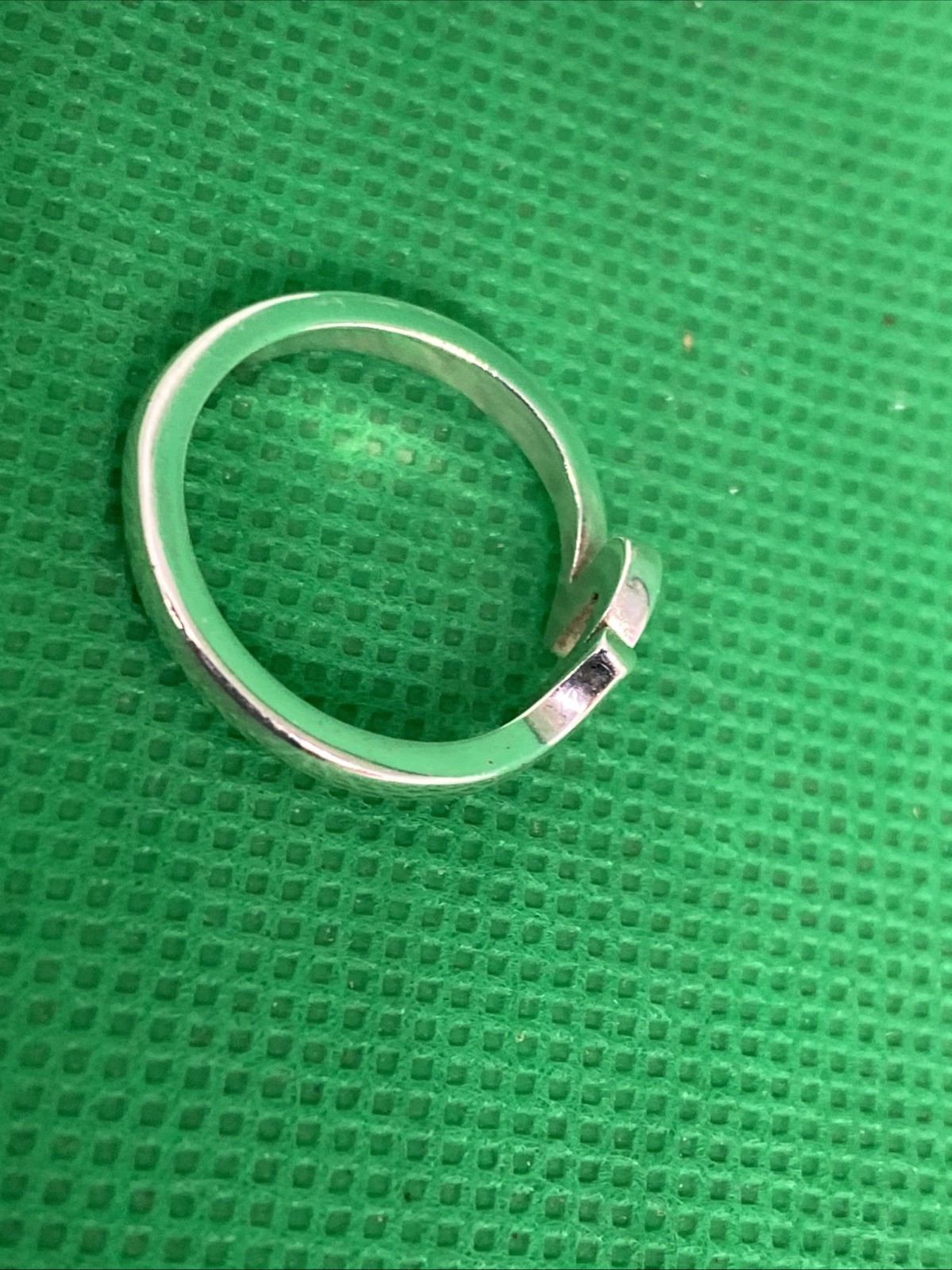 James Avery Sterling Silver Script Initial Ring N… - image 2