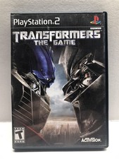 Transformers: The Game (PlayStation 2, 2007) Clean Tested Working - Free Ship