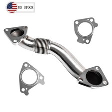 Passenger Side Exhaust Up-pipe For 2001-2016 Gm Lb7 Lly Lbz Lmm Lml 6.6l Duramax