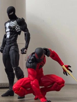 In Stock CT Toys Messtoys Symbiote & Kaine Parker Spider-Man Action Figure Boxed
