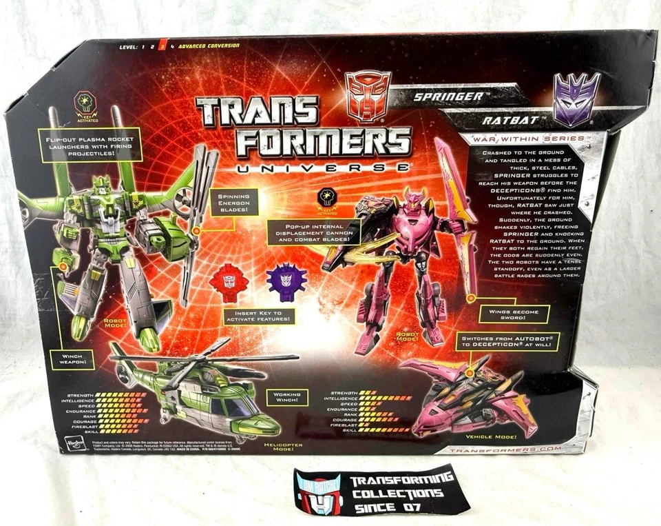 Transformers Universe Target Exclusive Springer Ratbat Pack MISB - Image 2 of 2