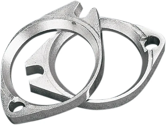 DRAG SPECIALTIES Intake Manifold Flanges - Chrome - Evolution Fits Big Twin/Twin