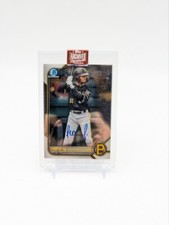 2022 Topps Bowman Chrome LIOVER PEGUERO Pittsburgh Pirates Oncard Auto #22/22