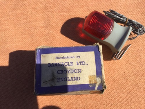 Barnacle..Parking Lamp from 1960s ( NOS) undamaged with original box ..RARE ! - Picture 4 of 6
