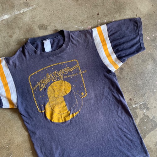 RARE 1975 VINTAGE 70s BOB SEGER "BEAUTIFUL LOSER" ALBUM T-SHIRT SZ S SOFT & THIN - Picture 9 of 19