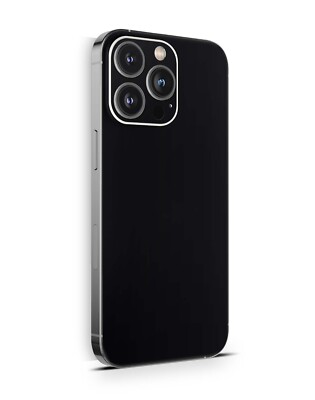 iPhone 16 15 14 13 Skin Aufkleber Folie Schutzfolie Decal Wrap schwarz weiß