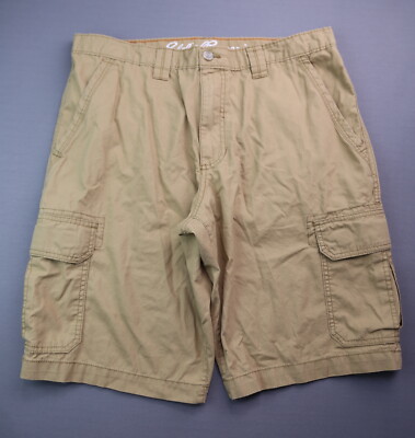 Men's 2020 Eddie Bauer Cargo Shorts Brown 100% Cotton Size 35