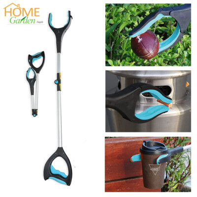 32" Grabber Pick Up Tool Foldable Garbage Hand Grip Reaching Stick ...
