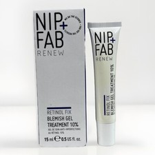 NEW NIP  FAB RENEW Retinol Fix Blemish Gel Treatment 10 0.5 fl oz / 15 ml