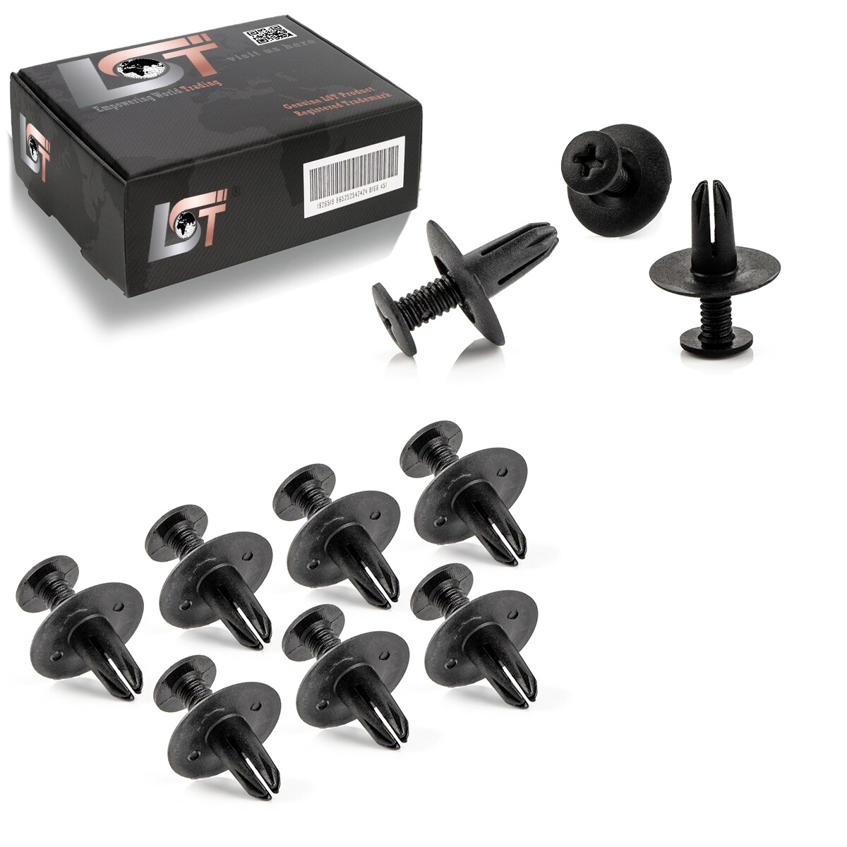 10x Windspeed Water Repellent Radiator Support Mount Clips for Vauxhall Antara
