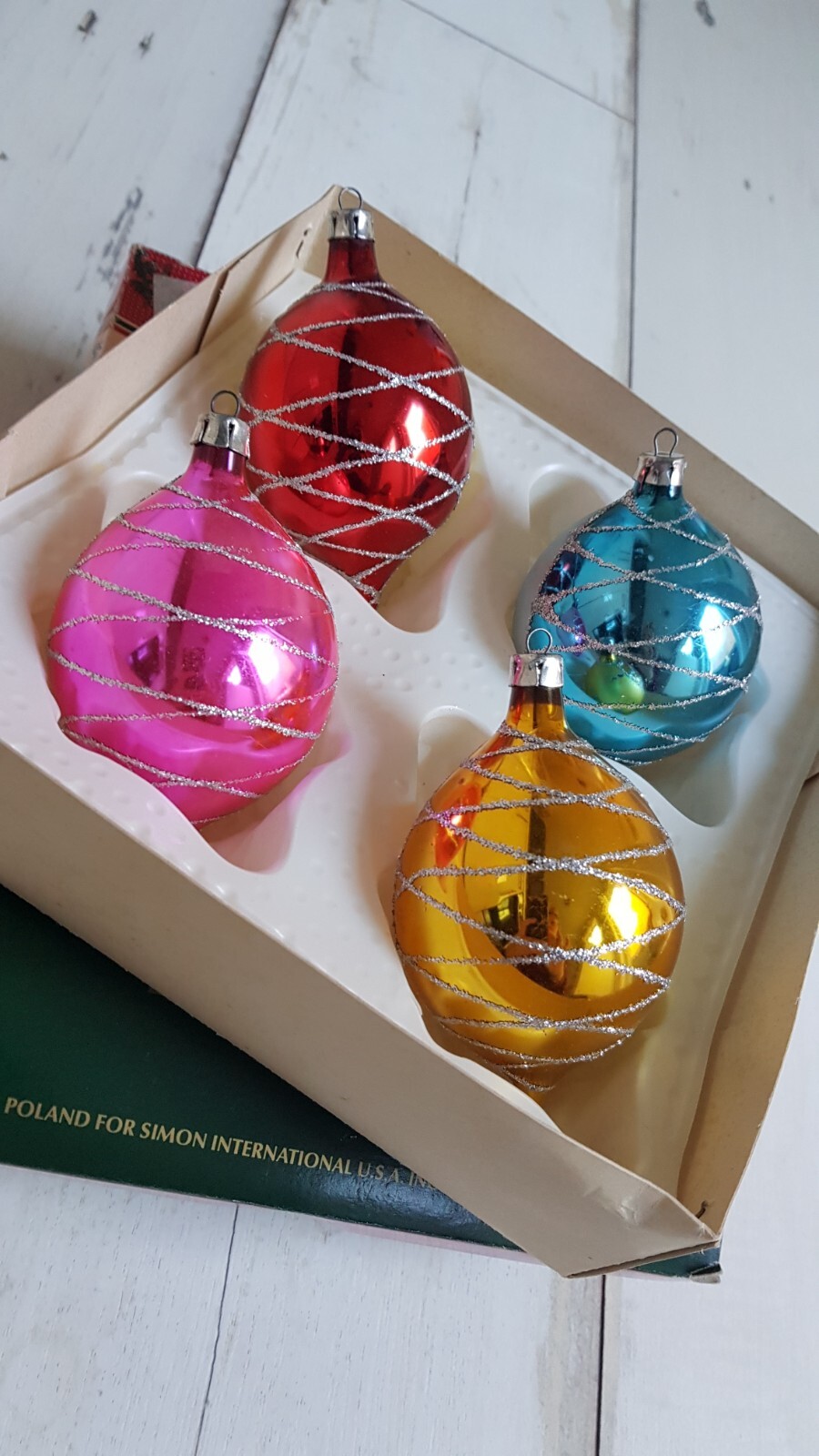 Vintage baubles christmas tree decorations eBay