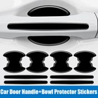 8pcs Car Door Handle Bowl Sticker Protector Anti Scratch Cover Auto Accessories