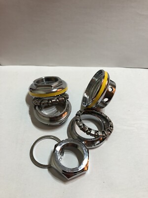 NOS ORIGINAL 80's YST OR TANGE MX3 HEADSET YELLOW CHROME OLD