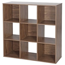 9-Cube Closet Organizer Storage Shelves Save Space Bookshelves Indoor Durable