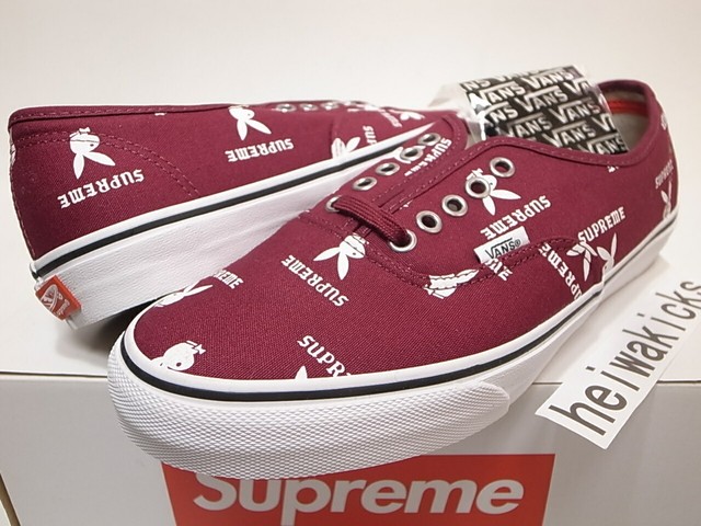 Size 9 - VANS Authentic x Supreme x Playboy for sale eBay