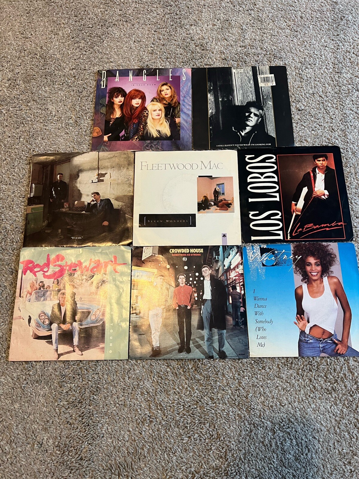 Vinyl Records Lot, All Genres, 1960-1980s (136 Total Records)-image