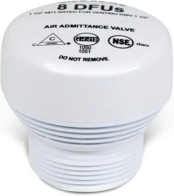 MIDLINE VALVE Air Admittance Valves - With or Without Adapter Regular or Jumbo