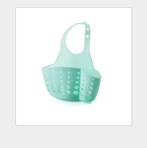 1pcs Kitchen Sink Scrub Holder Bathroom Hanging Strainer Organizer