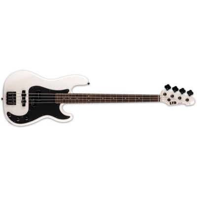 ESP LTD Surveyor '87 Pearl White Electric Bass Guitar New 1987 87