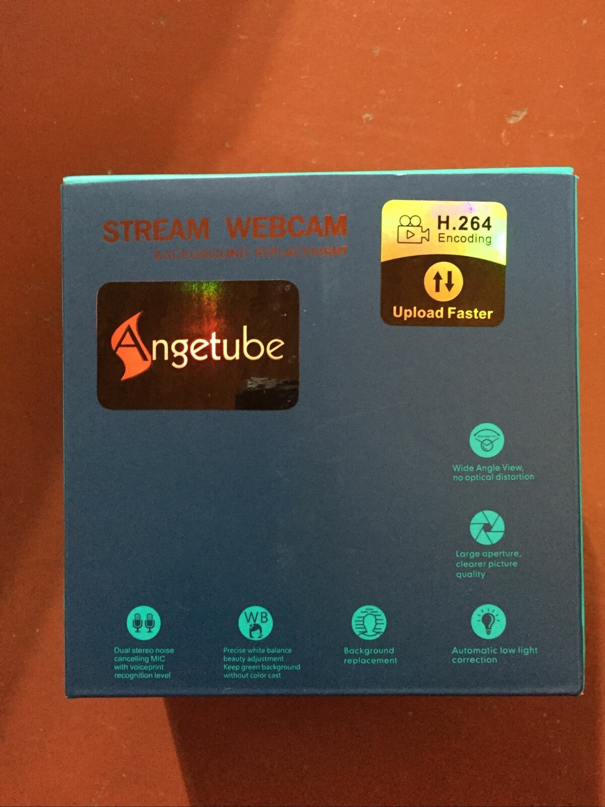 Webcam Streaming Background Replacement Auto Focus Dual Stereo Aoboco-image