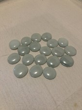 Iridescent White Decorative Stones For Aquarium or Crafts 19 