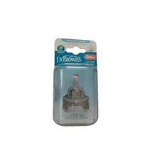 Dr. Brown's Level 1 Silicone Nipple - Pack of 2 Narrow Bottle