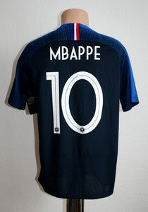 New France Jersey Mbappe World Cup 2018 Nike Soccer size M ...