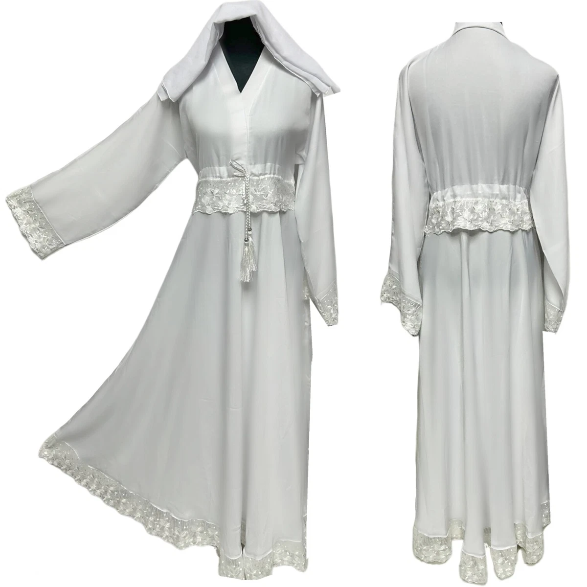 White abaya sale design
