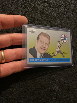 Mickey Mantle 2008 Topps Baseball Card New York Yankees Memorabilia Collector NY