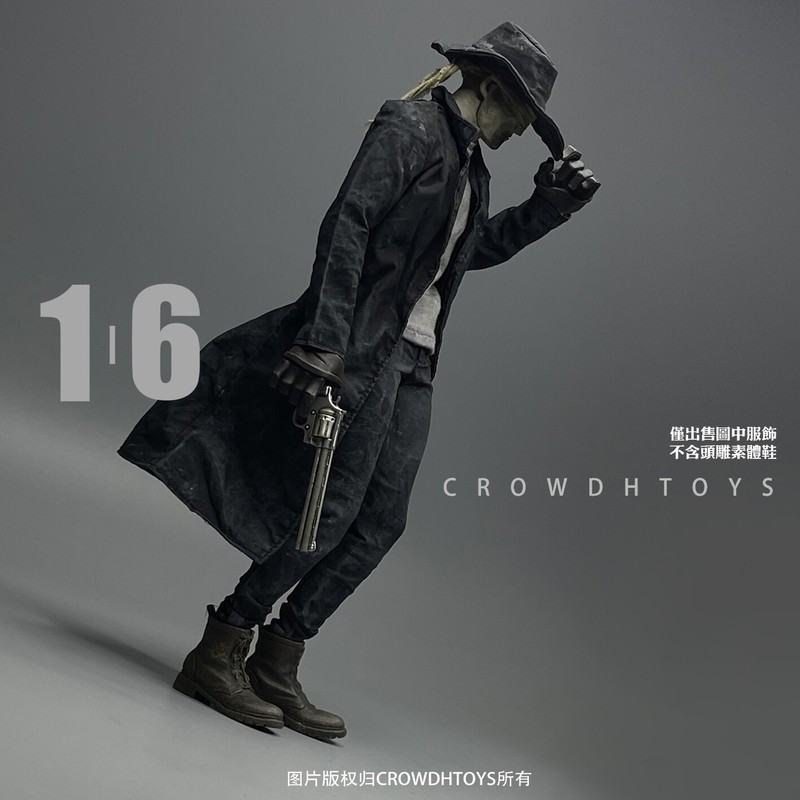CROWDHTOYS 1/6 Scale Western-style Cowboy Jacket Model For 12" Figure Body