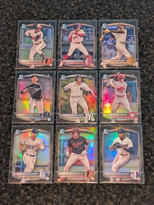 2025 Bowman Baseball Chrome Reptilian Snakeskin Refractor ~ You Pick w/ 1st