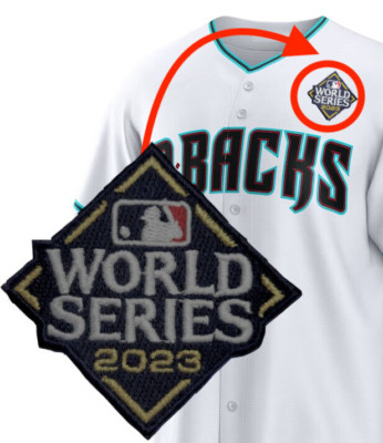 Diamondbacks Patch 2023 World Series Patch - Arizona Diamondbacks Patch Baseball jersey ...