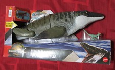 Jurassic World 2025 BITE 'N BLAST MOSASAURUS DINOSAUR FIGURE Rebirth Mattel
