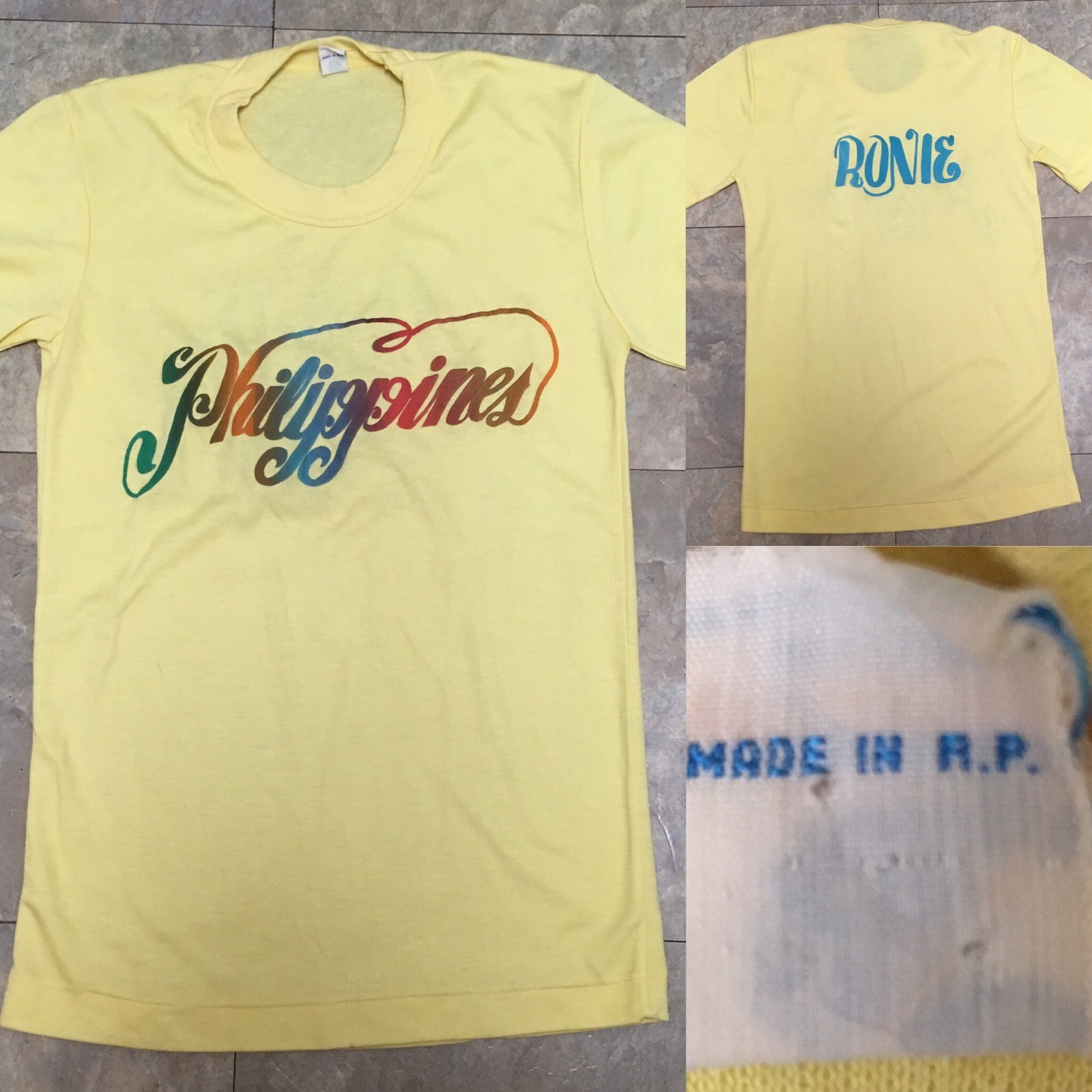 Vintage LIPTON Luxury Garments T-Shirt Philippine… - image 2