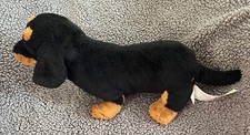 Animal Alley Toys R Us Dachshund Wiener Dog Stuffed Animal Toy Black 2017 I101