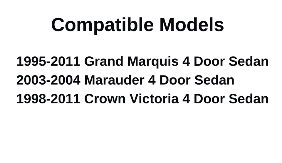 Fits Grand Marquis & Crown Victoria Driver Left Rear Door Window Glass TEMP. - Изображение 4 из 4