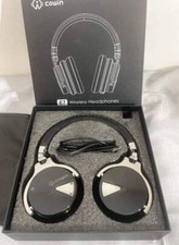 COWIN E7 WIRELESS HEADPHONES WITH CABLES. INSTRUCTIONS  POUCH NEW 
