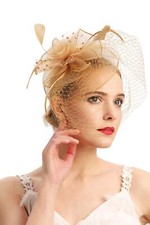 Fascinators Hats 20s 50s Hat Pillbox Hat Cocktail Tea Party Headwear with Vei...