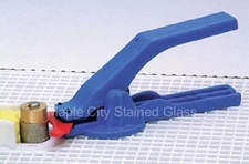 Stained Glass Supplies Nick's Grinder Mate Tongs - Save fingers at the grinder!
