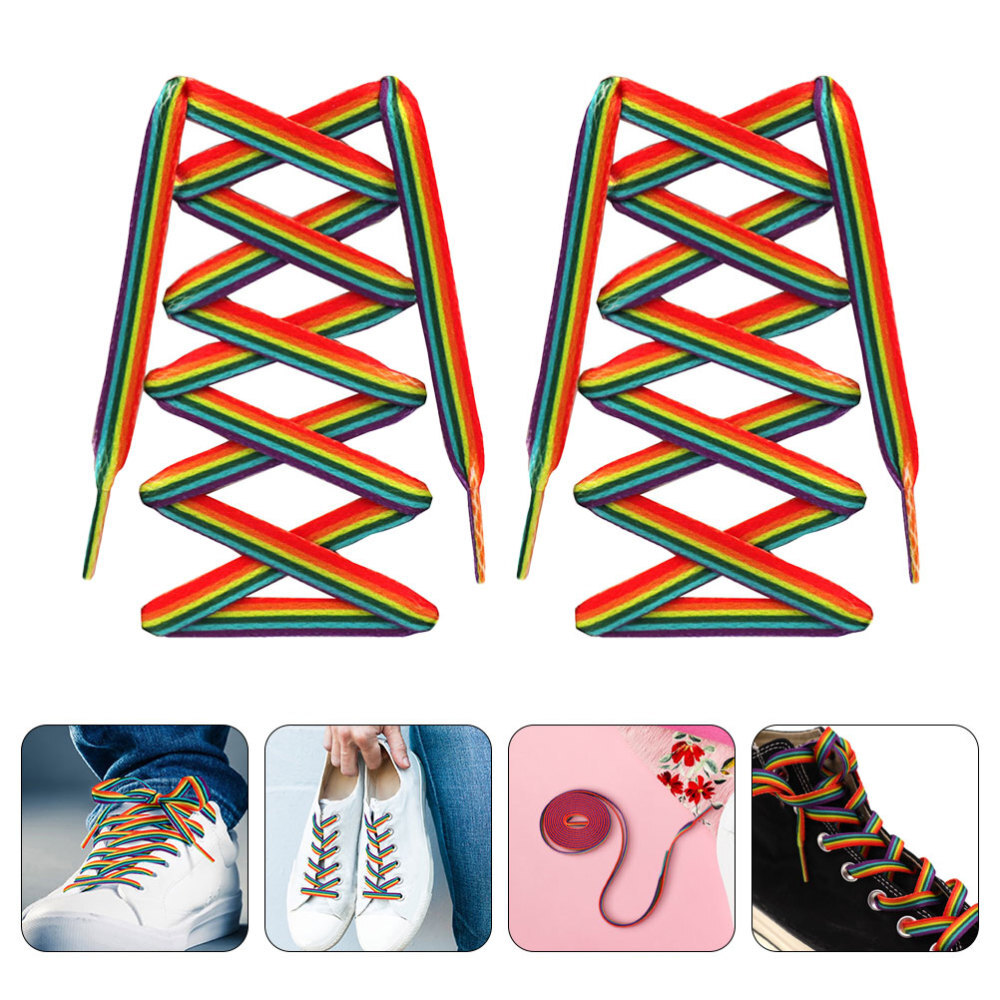 APL 4 lacci arcobaleno cinturini per scarpe sneakers bambini lacci miss uomo